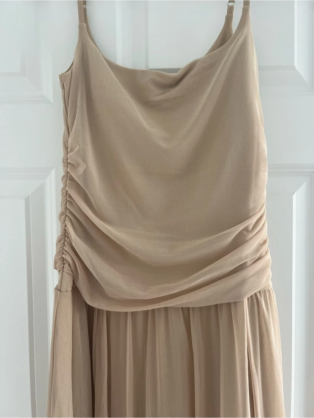 Abercrombie & Fitch Bra Free Sheer Maxi Dress